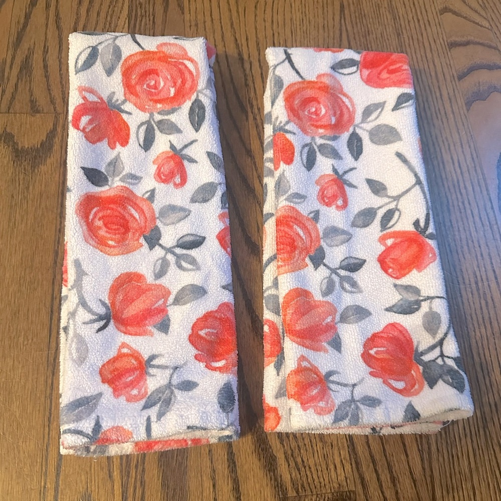 Society6 Floral Hand towels - 2